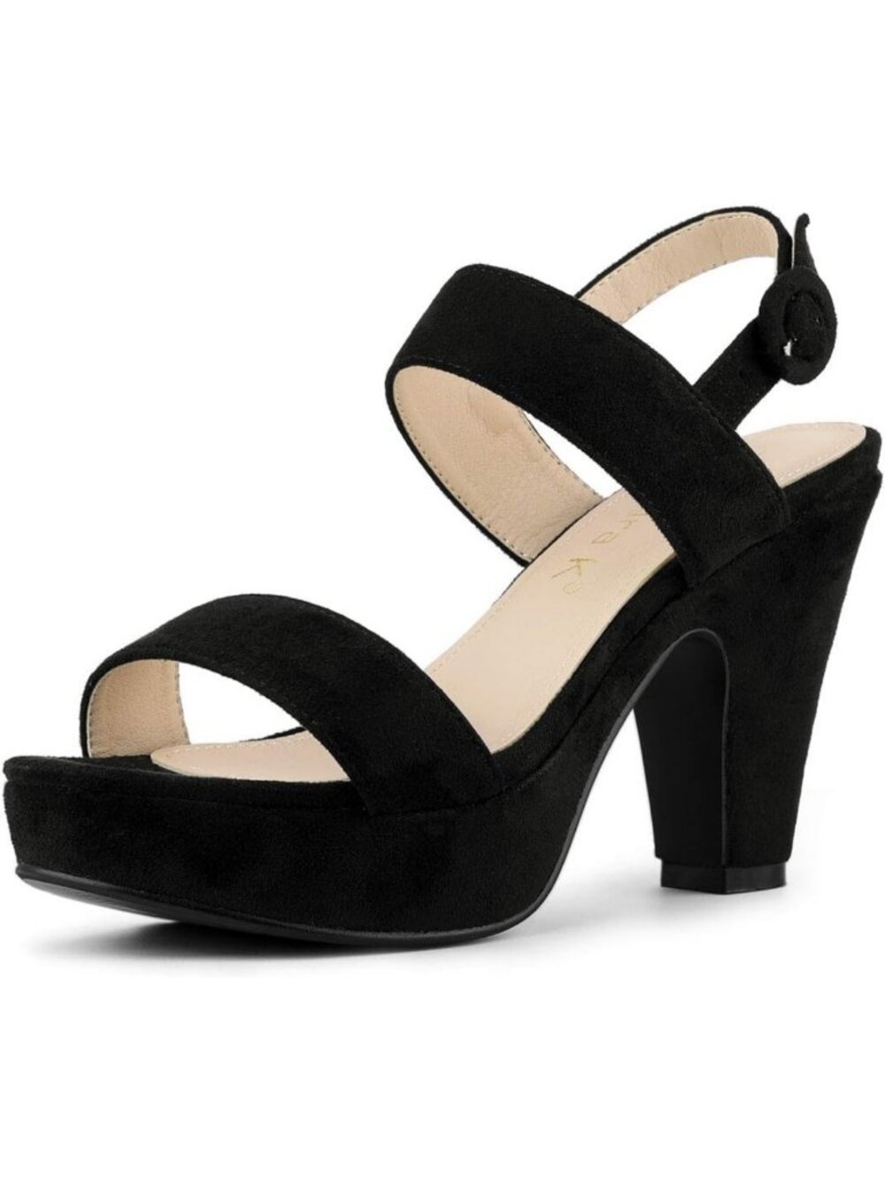 Stylish Women's Slingback Platform Heels - Chunky High Heel Sandals for All